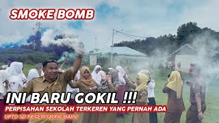 VIDEO PERPISAHAN SD PAKAI (SMOKE BOMB) KEREN BANGET KELAS 6 TAHUN 2024 | UPTD SDN UJUNG BARU