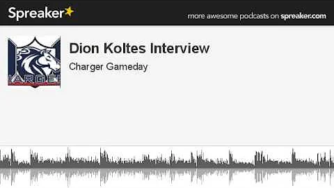 Dion Koltes Interview (made with Spreaker)