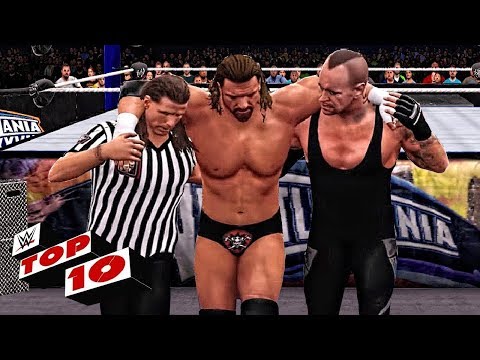 The Undertaker Top 10 Wrestlemania Wins! ( WWE 2K17 )