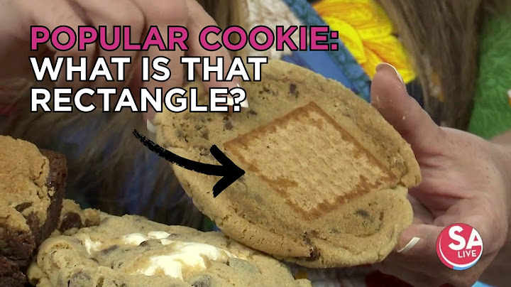 What is that rectangle at the bottom of this popular cookie?