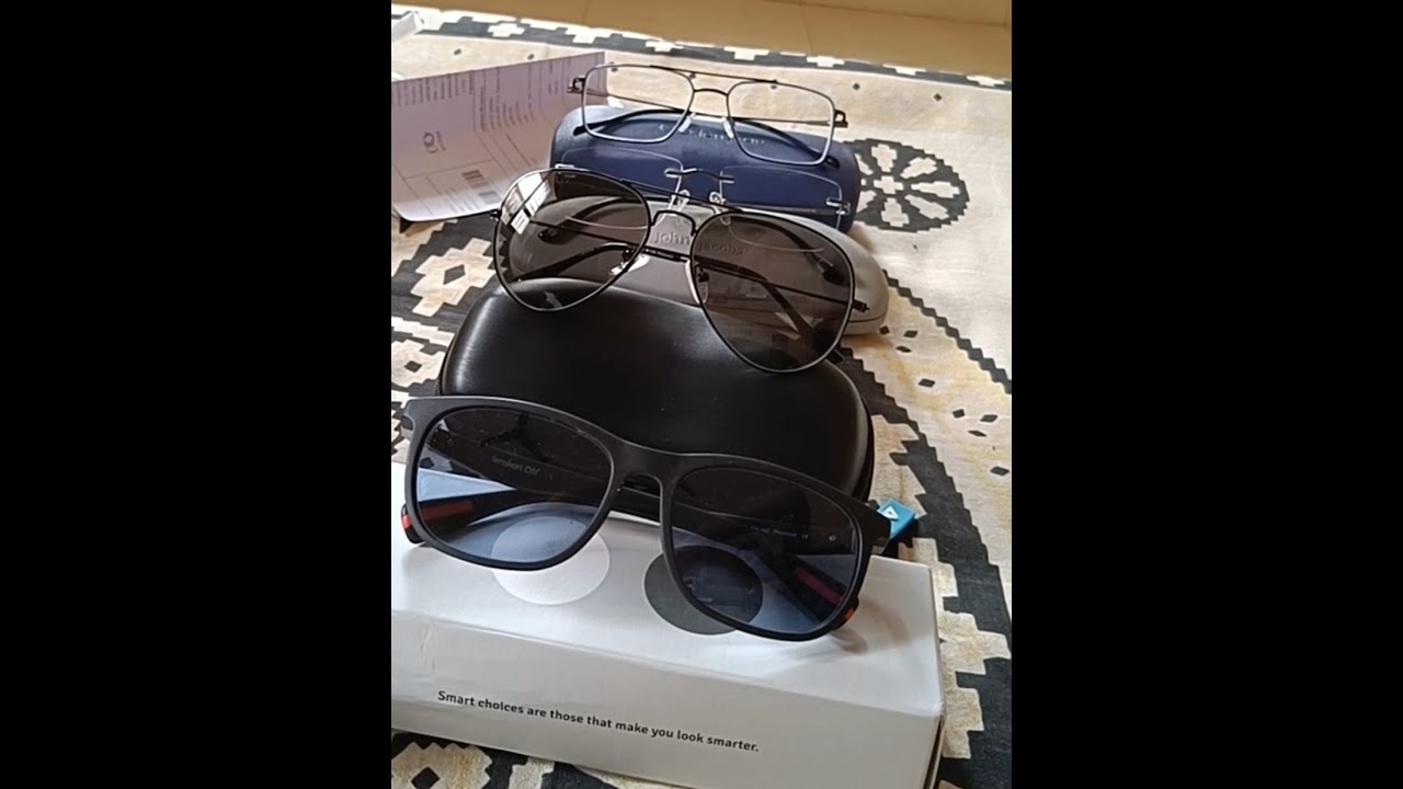 Unboxing power sunglasses Lenskart Orders 2 power sunglasses and 2