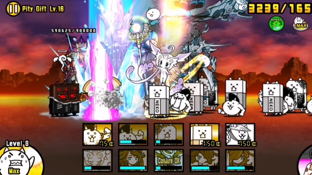 Battle cats the chocolate sure can take a few hits 