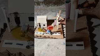 “Mini Helicopter Village Landing Model | Full DIY Project Setup 🚁🏠”