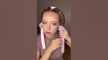 Omg HEATLESS CURLS 😱 #hairstyle #beautifulcurls #hairhack #hair #myhair #hairstyling