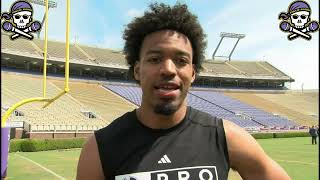 ECU Football Pro Day Interviews with Mike Wright and Anthony Smith