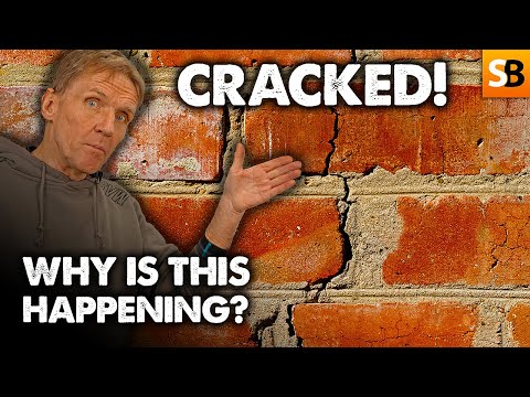 Video: Strengthening brick walls: technology and equipment. Crack in a brick wall