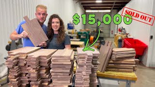 Building and Selling $15,000 worth of Charcuterie Boards