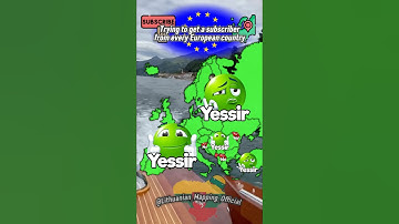 Trying to get a subscriber from every country 3 #europe #geography #map