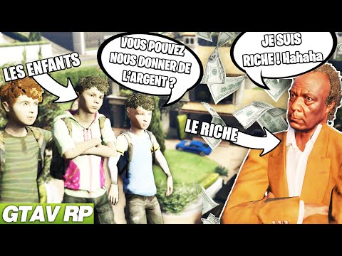 UN GROUPE D'ENFANT RENCONTRENT UN MILLIONNAIRE, ILS DEVIENNENT RICHE ET...  | GTA V RP #5 - UN GROUPE D'ENFANT RENCONTRENT UN MILLIONNAIRE, ILS DEVIENNENT RICHE ET...  | GTA V RP #5