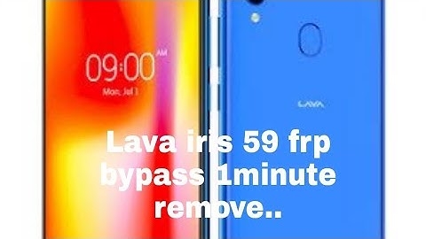 LAVA IRIS 59 FRP BYPASS 1minute