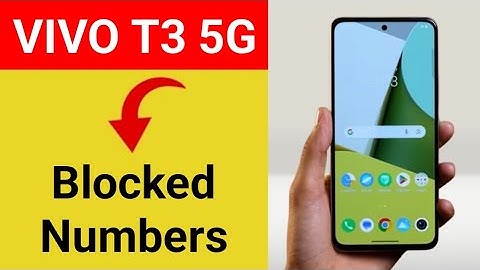 Vivo T3 5G Blacklist me number kaise dale, How to add connect number in Blacklist Vivo T3 5G