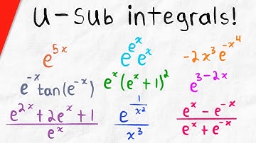 Integrating Exponential Functions with Substitution | Calculus 1 Exercises