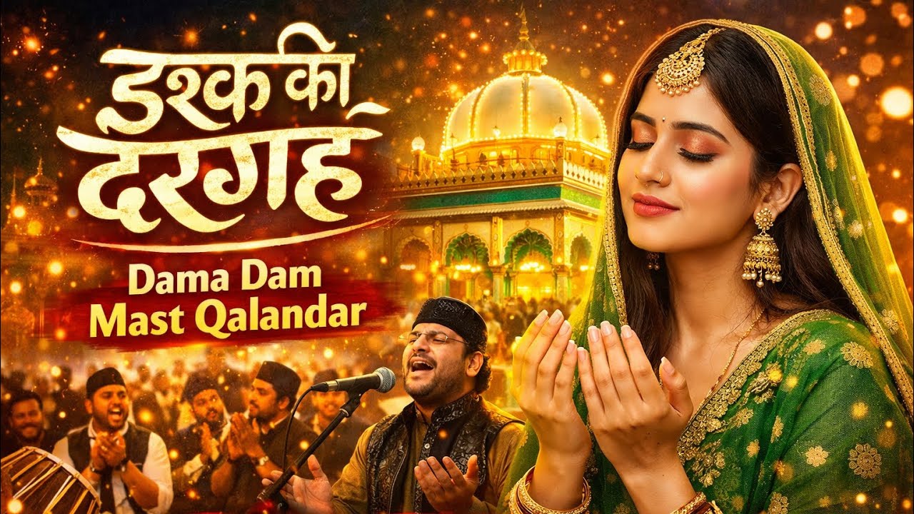 Ishq Ki Dargah | Dama Dam Mast Qalandar | Dil Hila Dene Wali Sufi Qawwali ✨🕌💚