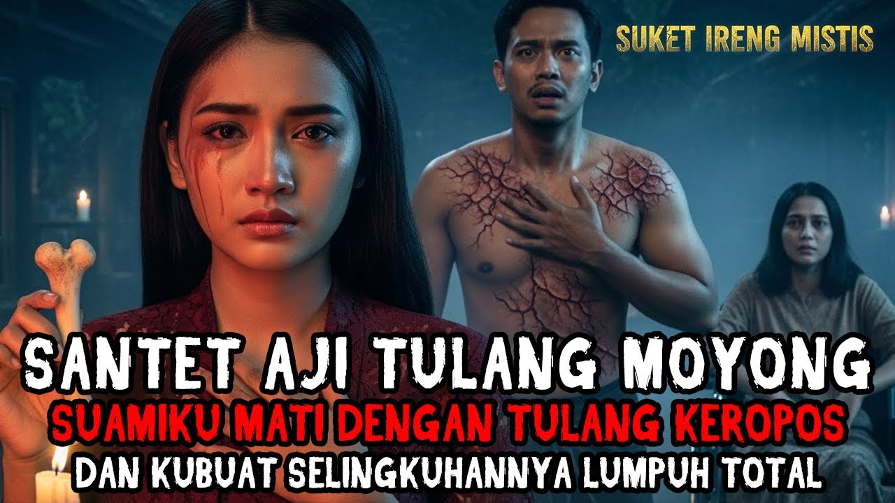 DENDAM SANTET TULANG MOYONG, SUAMI MATI TULANGNYA KEROPOS. SELINGKUHANNYA LUMPUH!