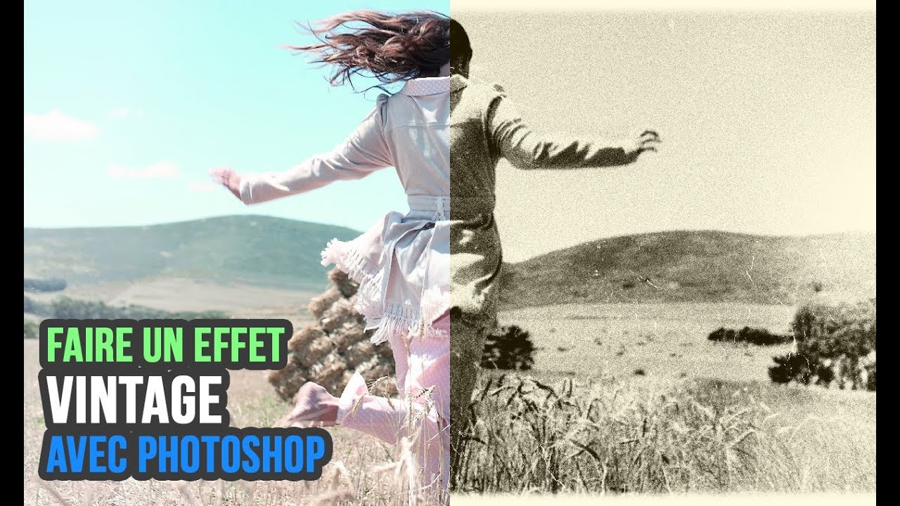 Comment faire un effet vintage | Photoshop Tutorials - YouTube