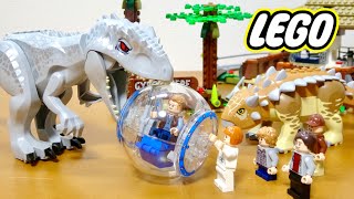 LEGO レゴ ジュラシックワールド 75941 恐竜が大きい! インドミナス・レックスVSアンキロサウルス を組み立て