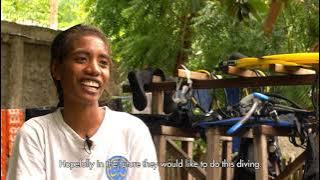Meet Mima - Timor-Leste's FIRST FEMALE divemaster!
