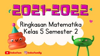 Ringkasan & Rangkuman Matematika Kelas 5 SD Semester 2