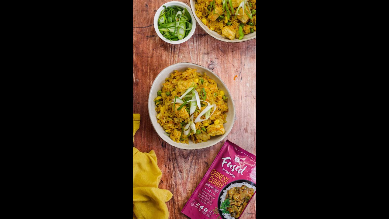 Easy Chicken Curry Fried Rice | Fused By Fiona Uyema