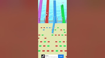 Bridge race level 2  Gameplay, Walkthrough