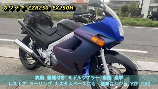 Kawasaki ZZR250 EX250H, running condition, with documents
