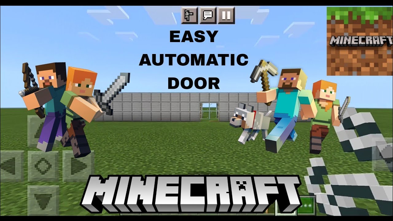 [MINECRAFT] ( AUTOMATIC DOOR ) TECHNO GAMER KAASAL AUTOMATIC DOOR #