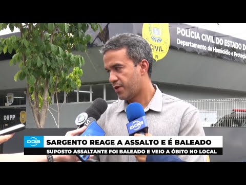 Assaltante troca tiros com Sargento e morre em estabelecimento na zona sudeste 09 12 2024