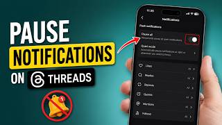 How to Pause Notifications on Threads