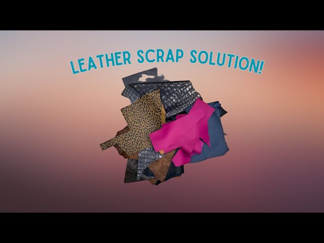DIY Man Purse From Scrap Leather