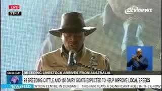 BOTSWANA RECEIVES BREEDING LIVESTOCK FROM AUSTRALIA