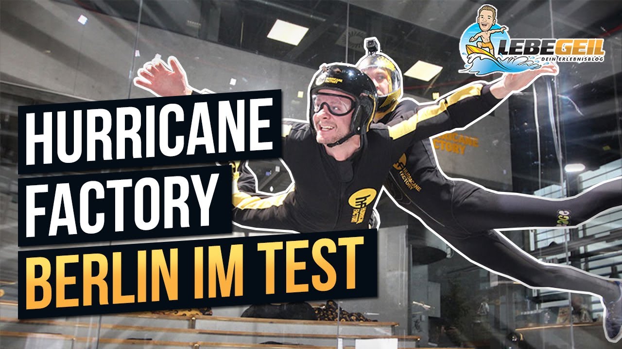 Hurricane Factory Berlin Test | Bodyflying im Windkanal | Ich kann fliegen!