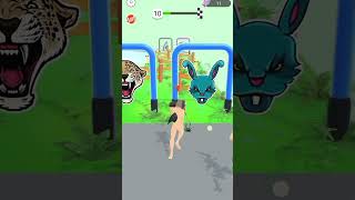 Merge animal mutant race 3d Game #funny #viral #shorts screenshot 2