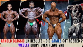 Arnold Classic Uk Results + Was James Robbed ? Patrick was phenomenal + Wesley didn't placed 2nd