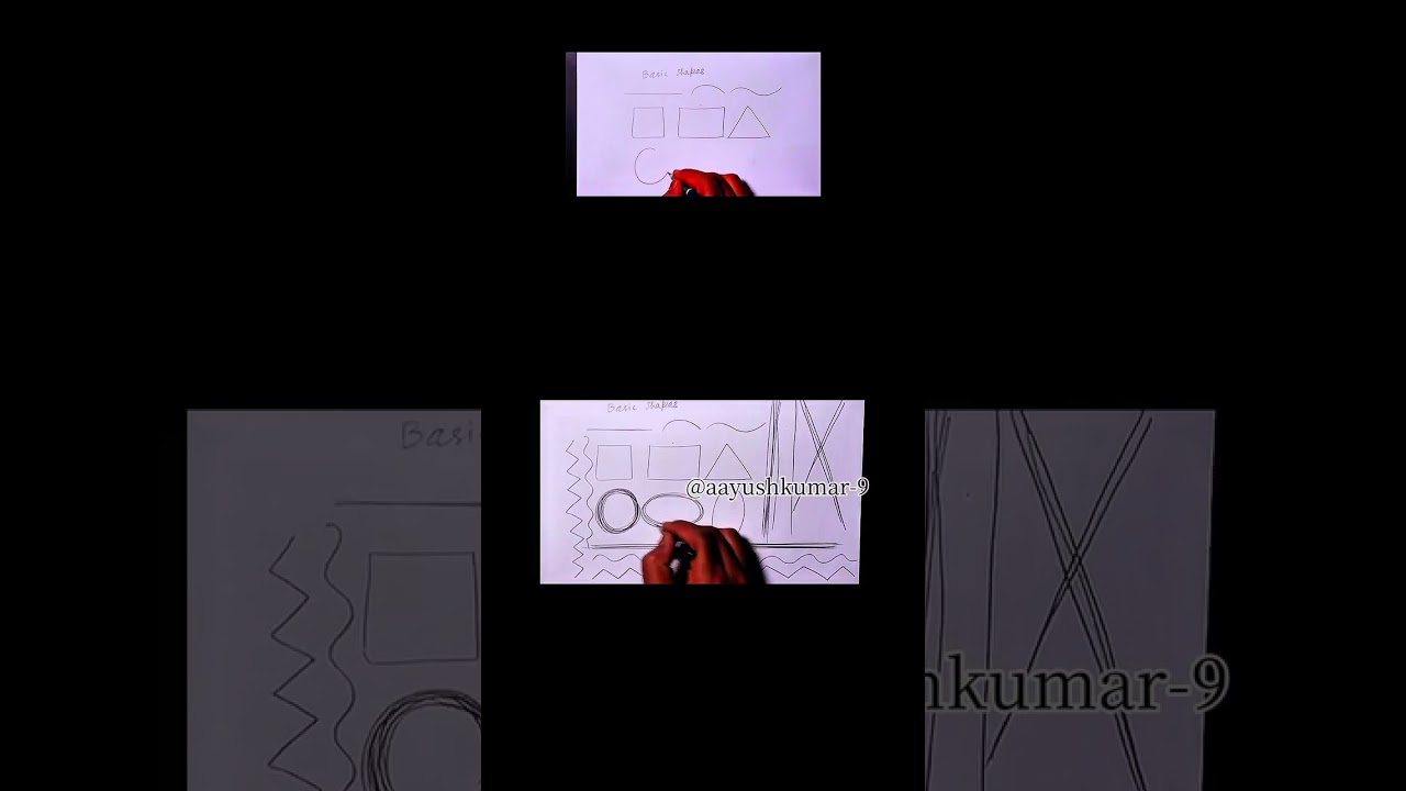 Drawing Class for Beginners - Day 1| Drawing with Basic Shapes 