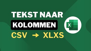Hoe een CSV-bestand omzetten naar een Excel-bestand met 