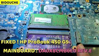 Fixed ! Hp Probook 450 G5 No SPD,VTT,RST