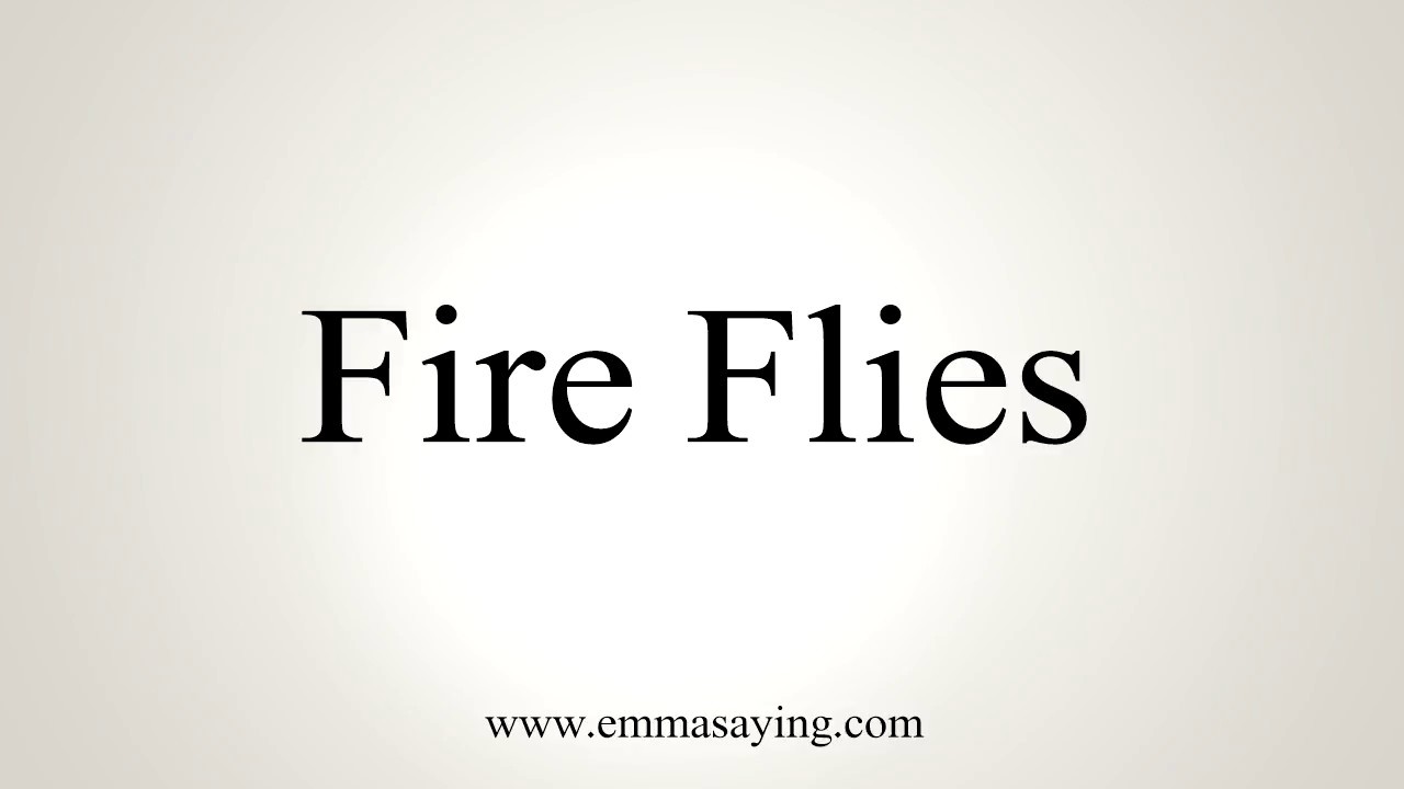 how to say in english jamun How To Say Fire Flies