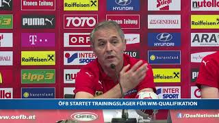 ÖFB startet Trainingslager für WM-Qualifikation