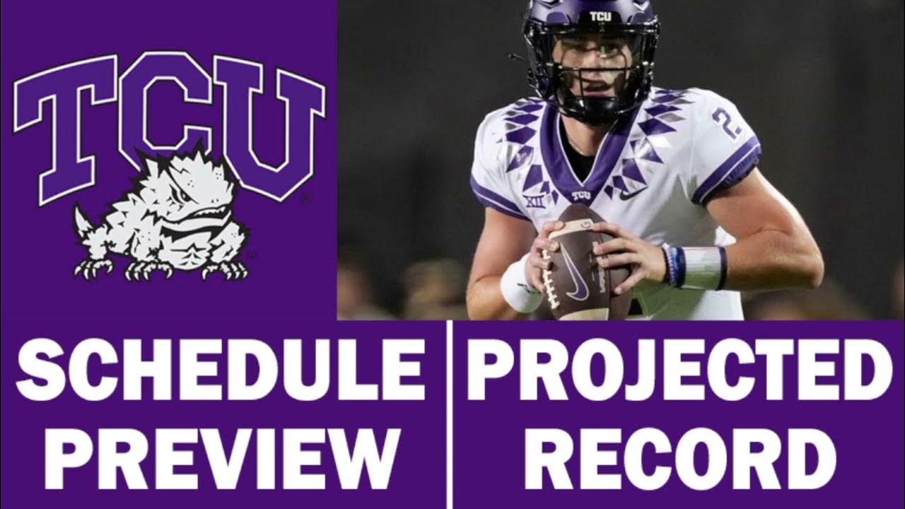 TCU Football 2023 Schedule Preview & Record Projection YouTube