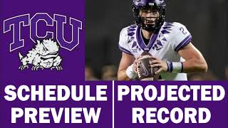 Información TCU Football 2023 Schedule Preview & Record Projection Guía