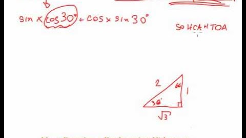 Sum & Difference Identities - Question #1