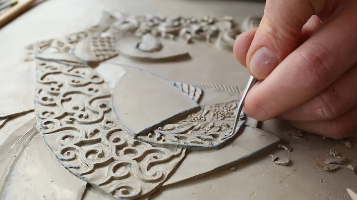 Victoria Ellis Carves Fine Bas Relief Figurative C...