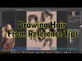 Drawing Hair From Reference Tips