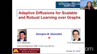 One World SP Seminar (10/22/2020) - Georgios B. Giannakis