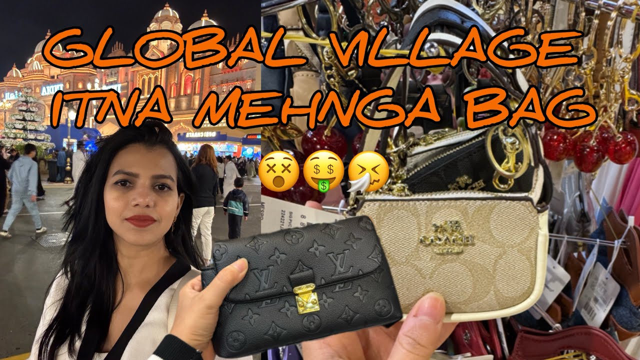 Golbal Village mein Itna mehnga bag le liya | Golbal Village Dubai Vlog |