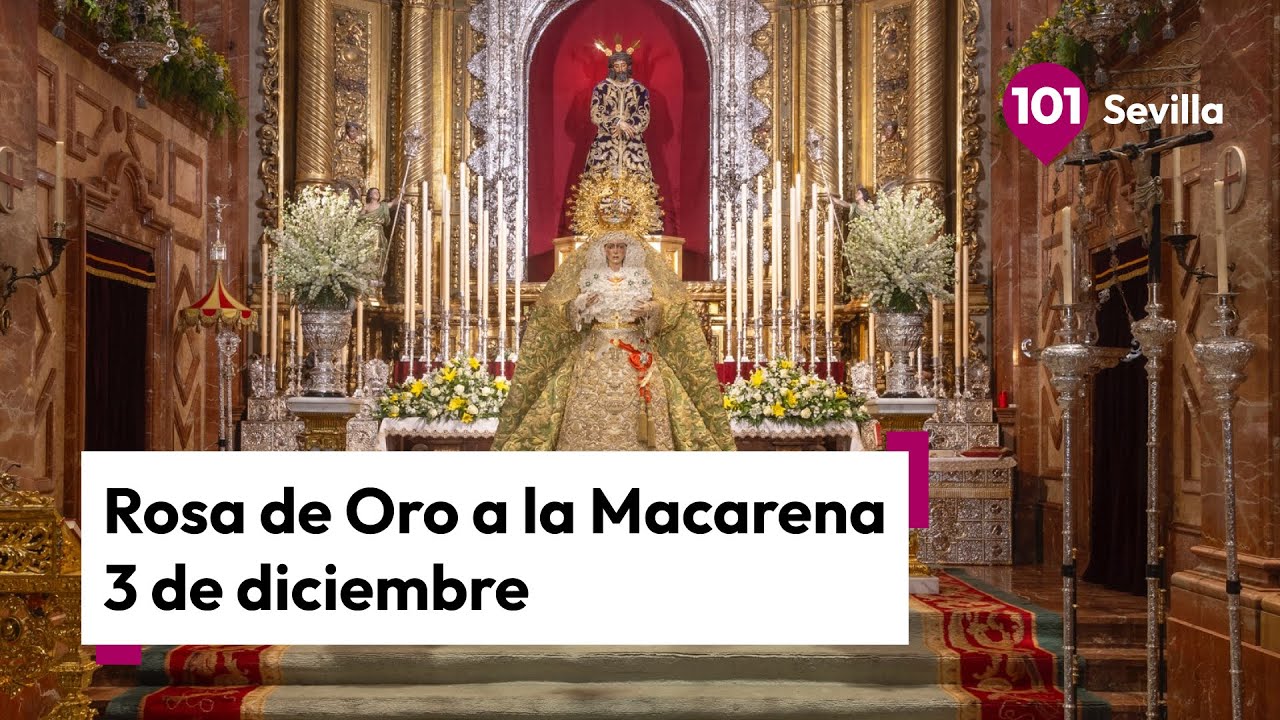 🔴 En Directo | Solemne entrega de la Rosa de Oro concedida por el Papa a la Virgen de la Macarena