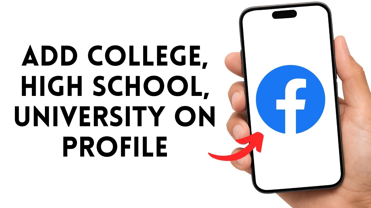 How To Add College, High School, University On Facebook Profile (2026)