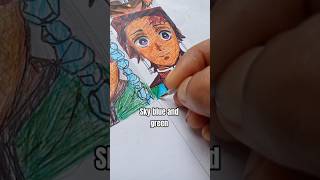 Tanjiro kamado pen drawing 🖊️#drawing #art #tanjiro #artwork