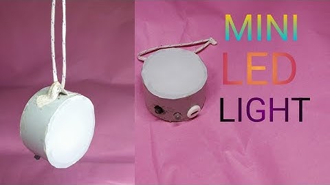 how to make rechargeable led keychain light at home