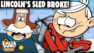 Lincolns Sled Broke 11 Louds A Leapin The Loud House